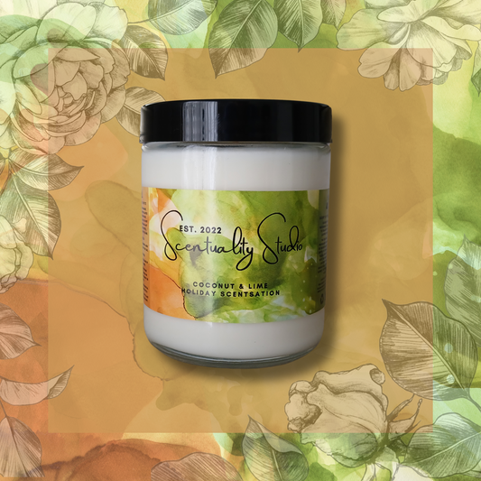 Coconut & Lime | 100% Soy Wax Candle